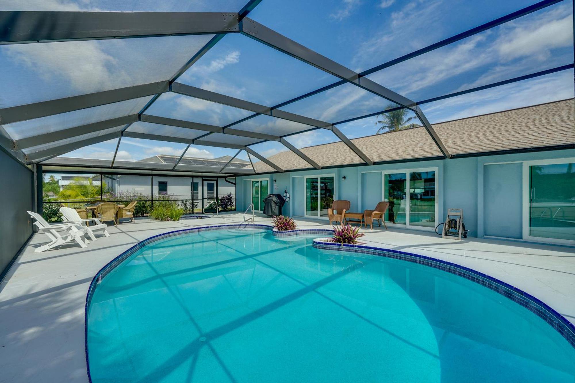 Beachy Cape Coral Home - Swim, Fish, Boat! Екстериор снимка